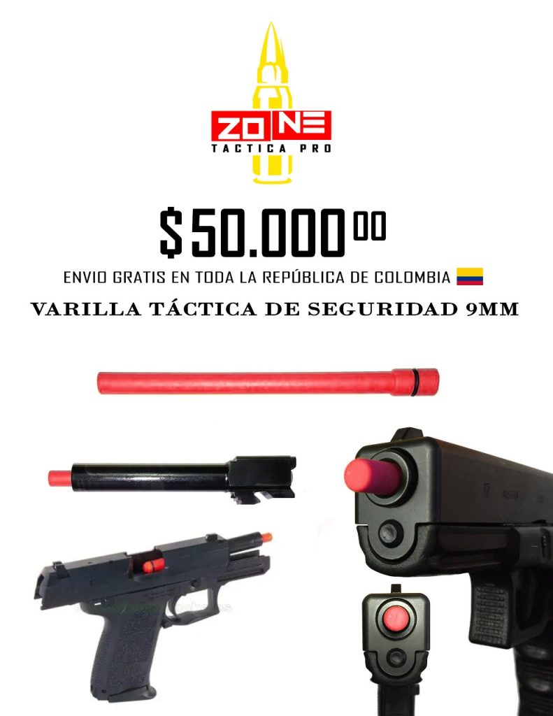 VARILLA TACTICA PARA PRACTICAS DE TIRO SEGURAS